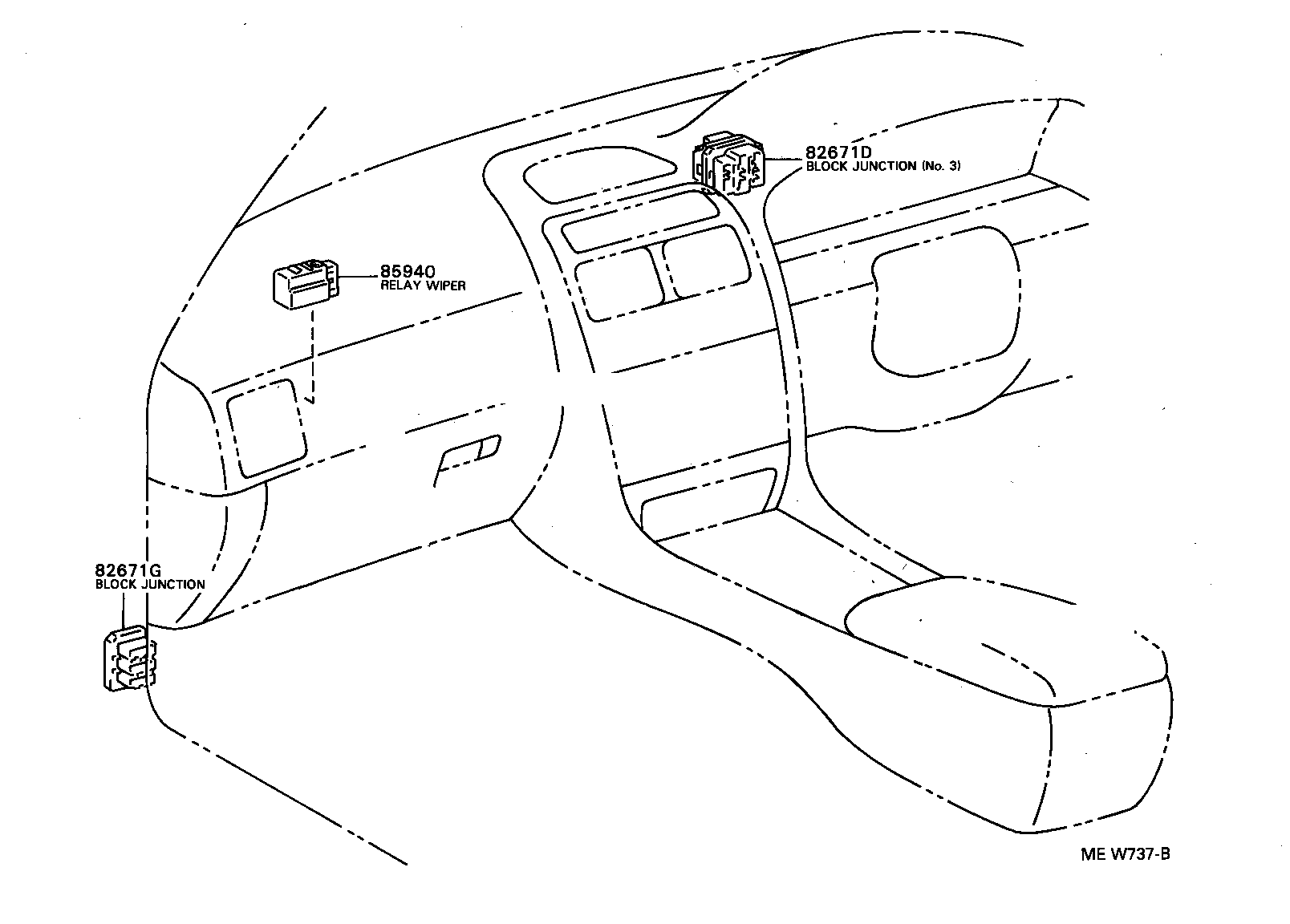 84140-30140 SWITCH ASSY, HEADLAMP DIMMER product image