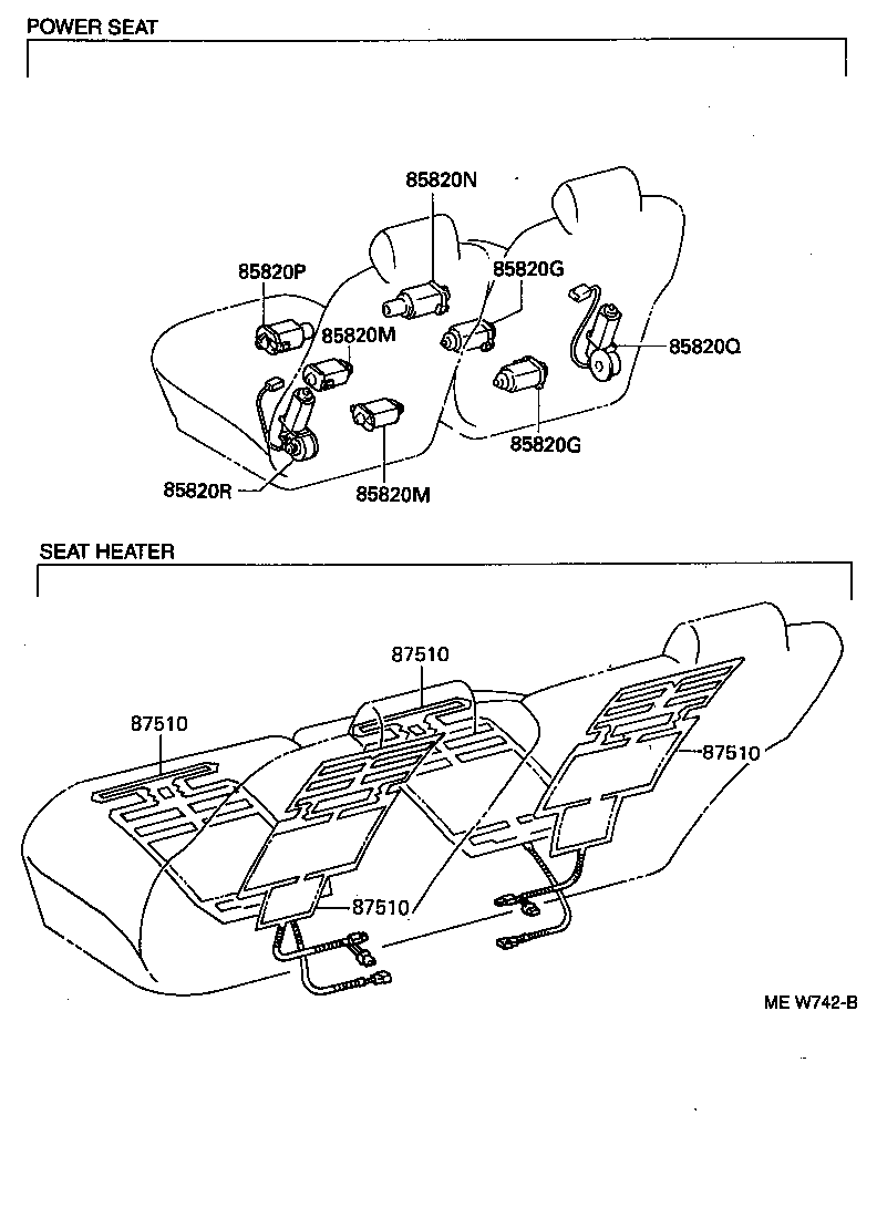 85820-30600 MOTOR ASSY, POWER SEAT product image