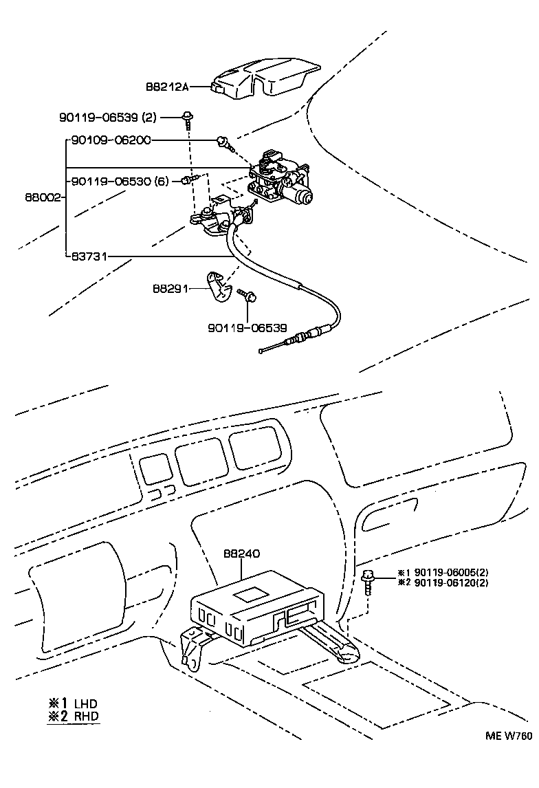 88002-30280 CRUISE CONTROL(AUTO DRIVE) SET product image