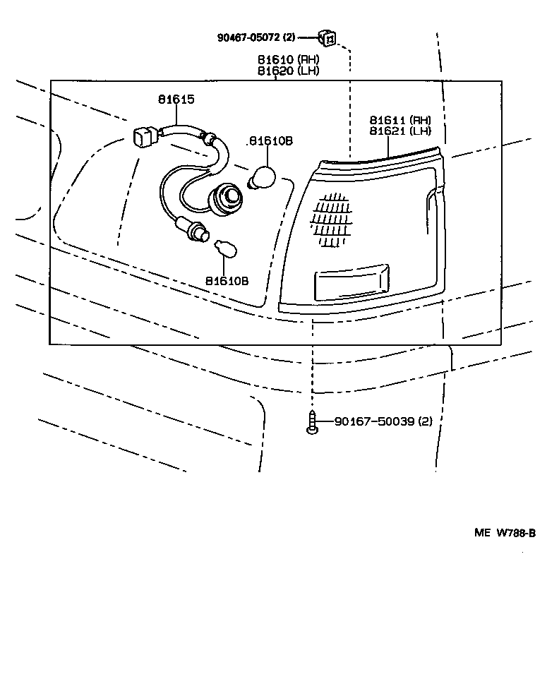 99159-10228 SOCKET & WIRE, SIDE TURN SIGNAL LAMP product image