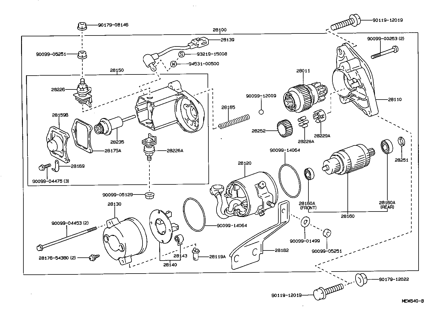 28120-54230 YOKE ASSY, STARTER product image