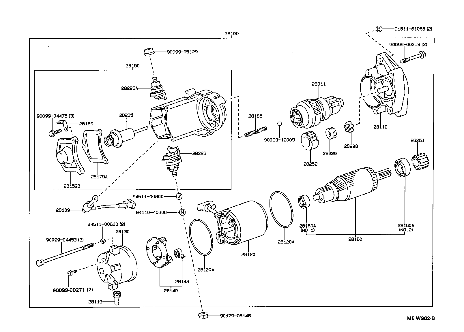 28150-64180 SWITCH ASSY, MAGNET STARTER product image