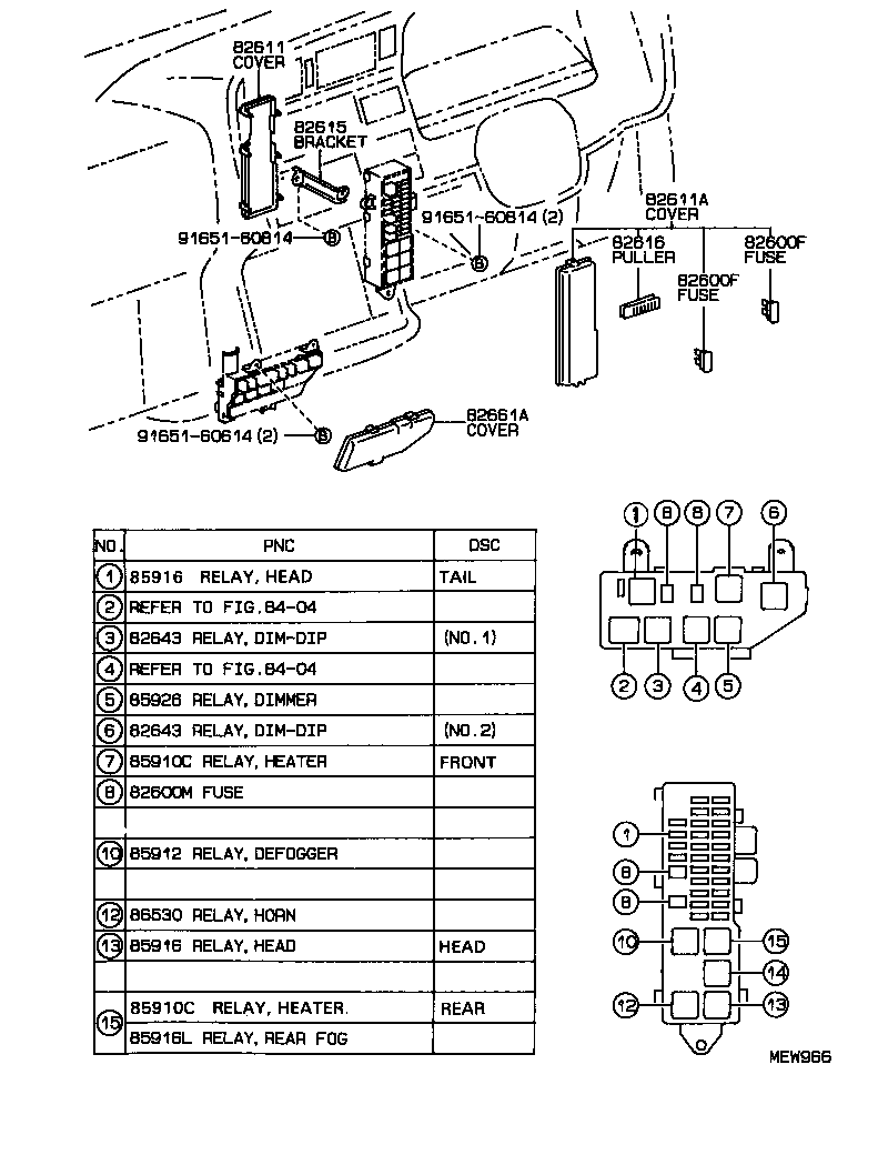 84730-95J06 SWITCH ASSY, HEATER BLOWER product image