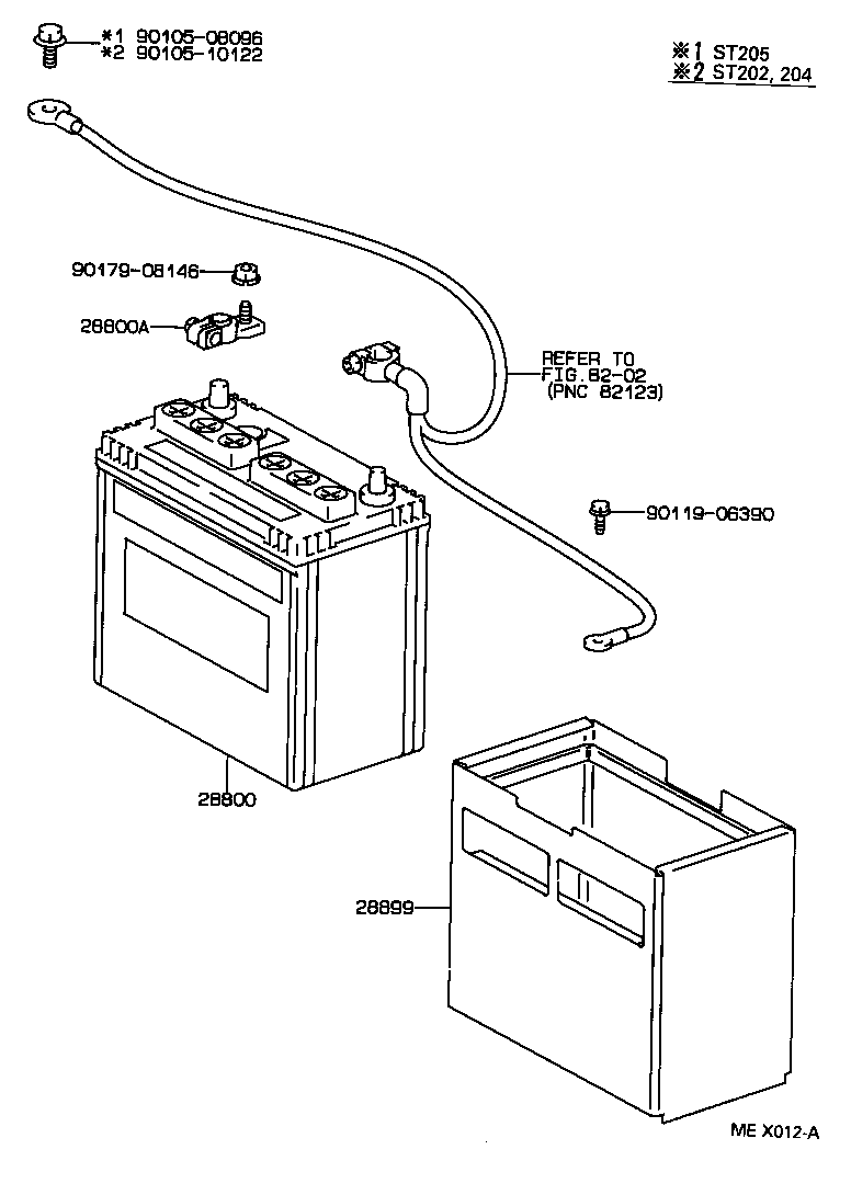28899-74110 INSULATOR, BATTERY product image