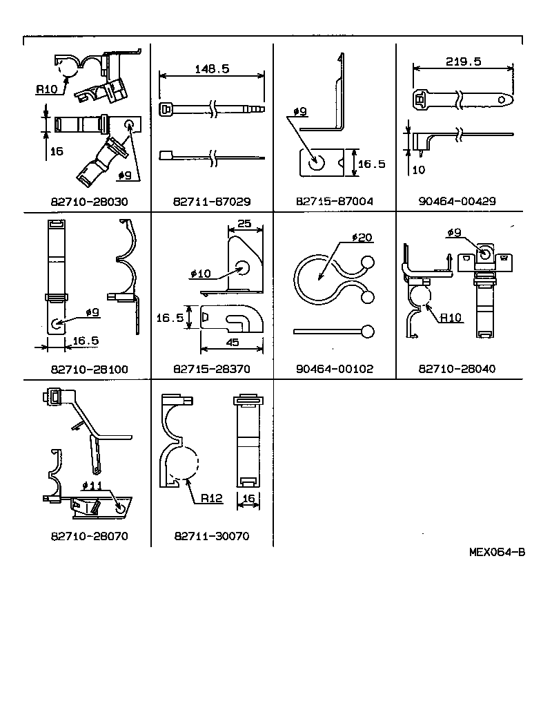 82817-28550 PROTECTOR, WIRING HARNESS, NO.1 product image