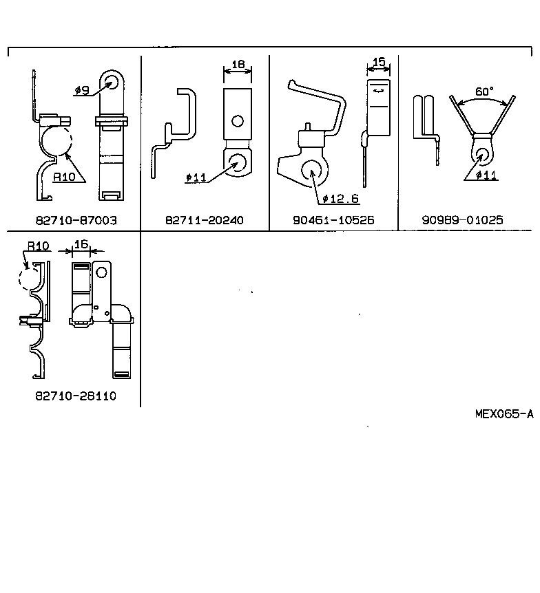 82817-28550 PROTECTOR, WIRING HARNESS, NO.1 product image