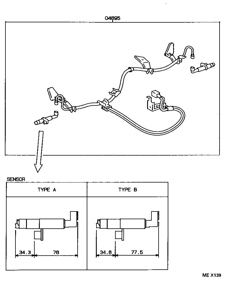 88268-37010 BRACKET, SKID CONTROL COMPUTER, NO.2 product image