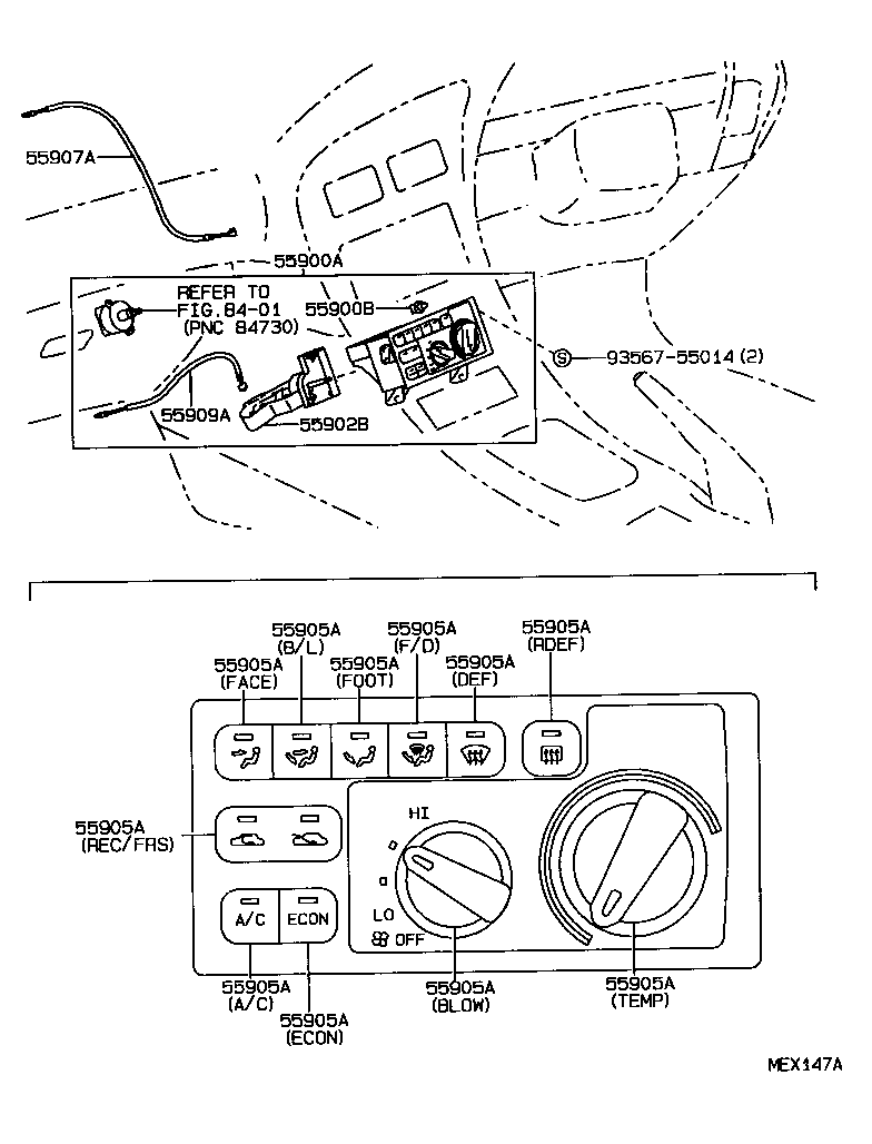 55844-20310 DUCT, HEATER TO REGISTER, NO.2 product image