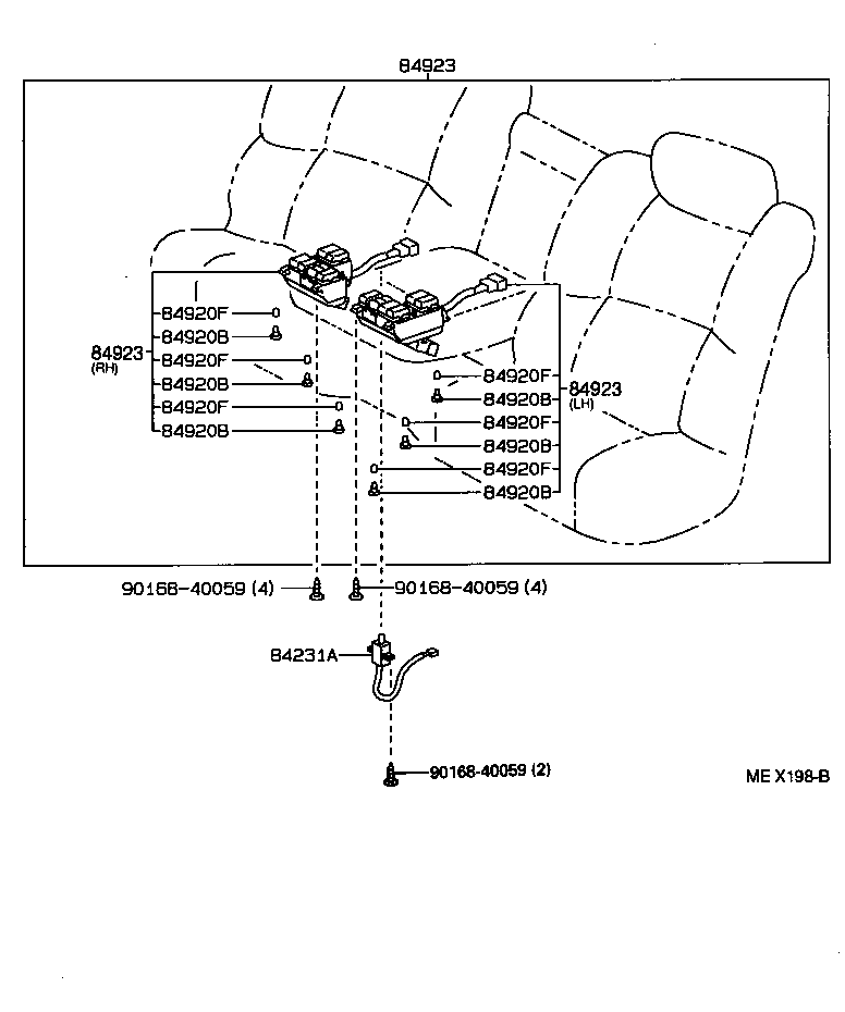 84140-40030 SWITCH ASSY, HEADLAMP DIMMER product image