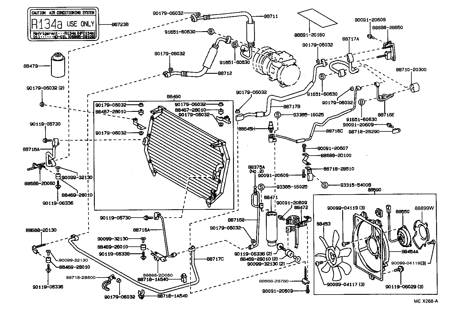 16363-64080 MOTOR ASSY, BLOWER (FOR CONDENSER) product image
