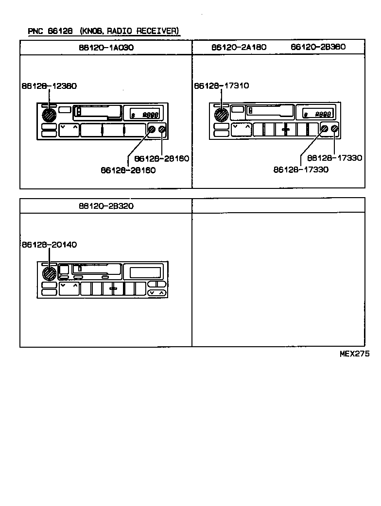86120-3A040 RECEIVER ASSY, RADIO product image