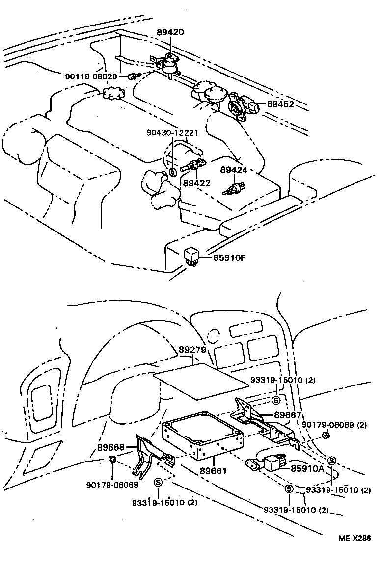 89420-20310 SENSOR, TURBO PRESSURE product image