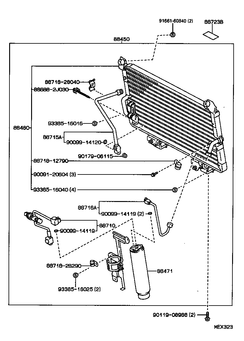 88578-28510 PACKING B (FOR COOLER) product image