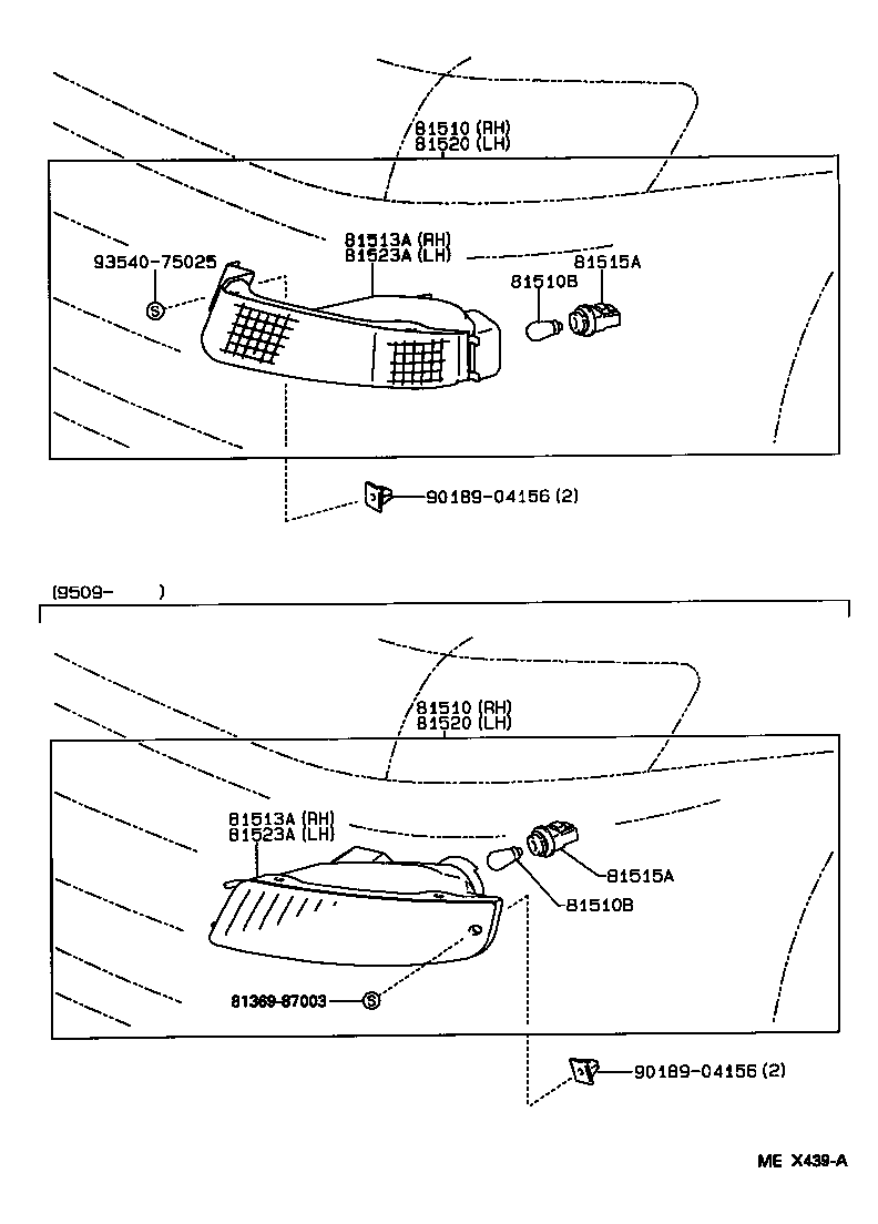 81520-20760 LAMP ASSY, FRONT TURN SIGNAL, LH product image