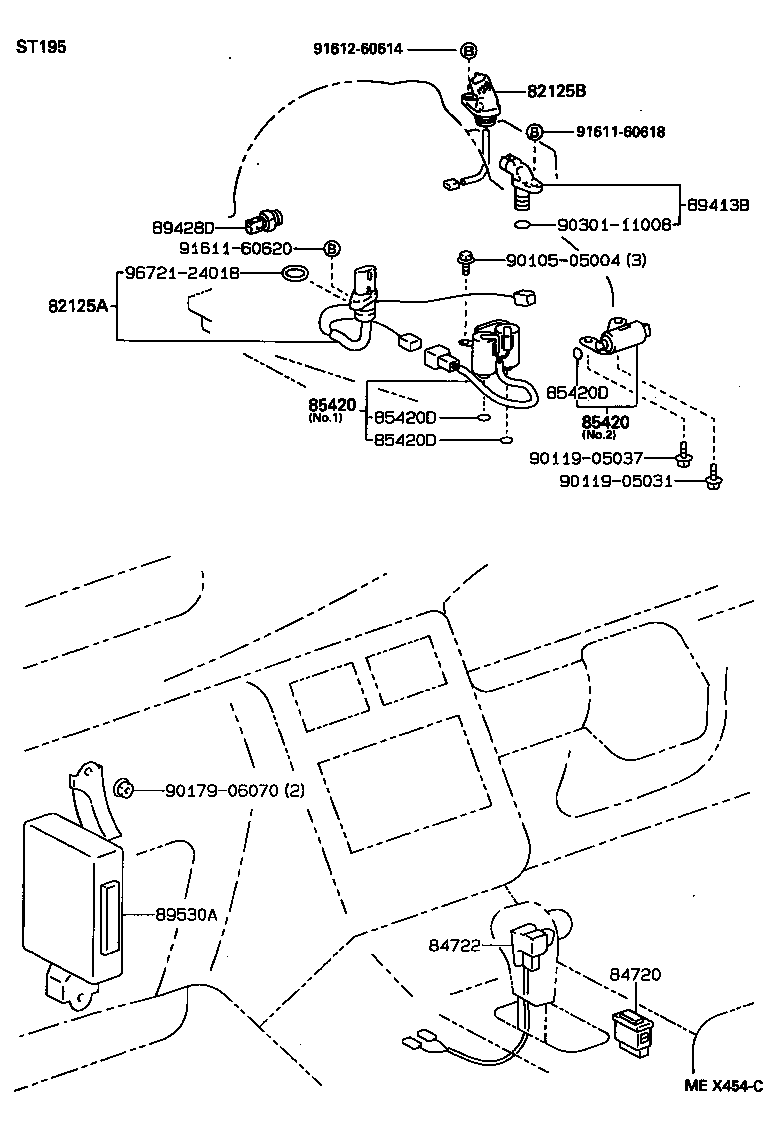 89530-20401 COMPUTER ASSY, TRANSMISSION CONTROL product image