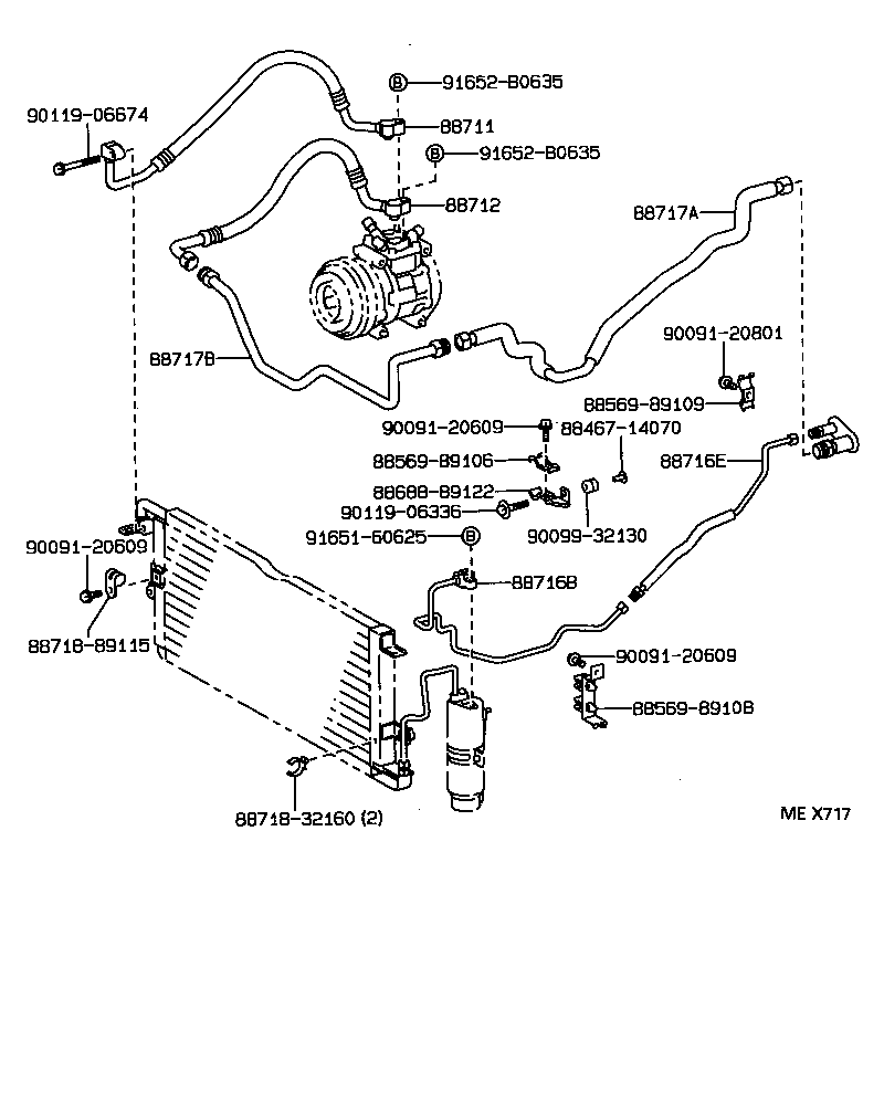 88460-35130 CONDENSER ASSY, COOLER product image