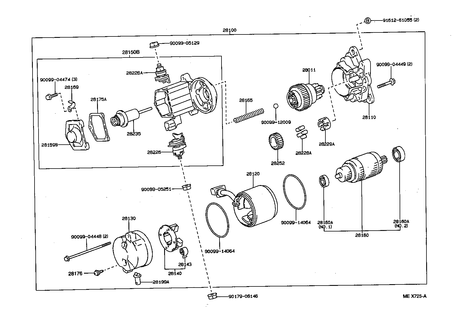 28100-56340 STARTER ASSY product image