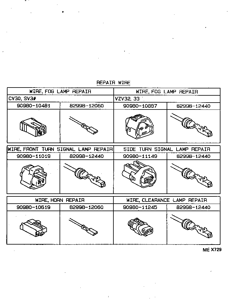 82151-32731 WIRE, FRONT DOOR, RH product image