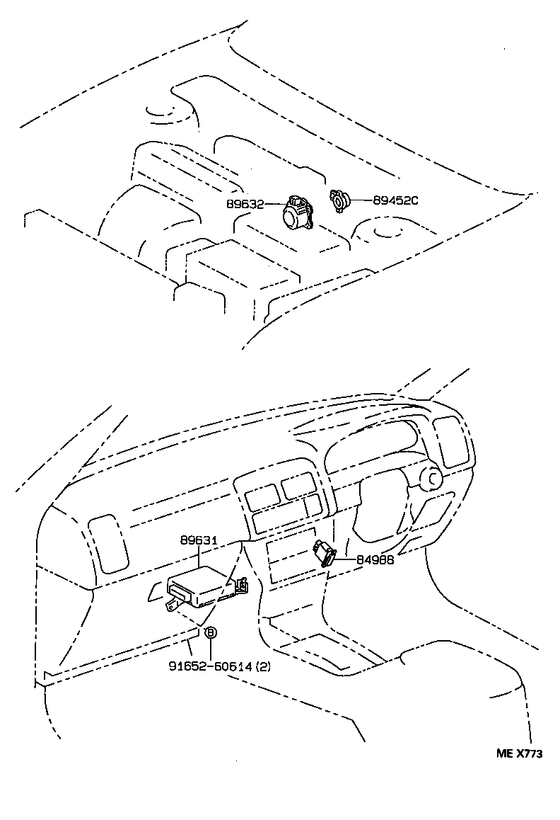 89630-32010 COMPUTER, TRACTION CONTROL product image
