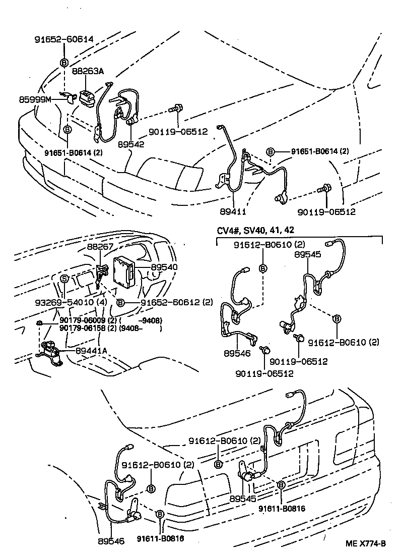 89541-32100 COMPUTER, SKID CONTROL product image