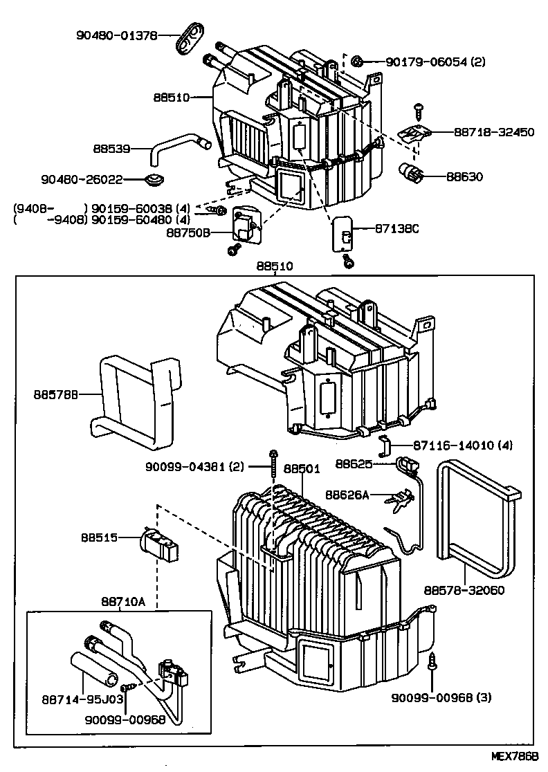 87138-32060 RESISTOR, BLOWER product image