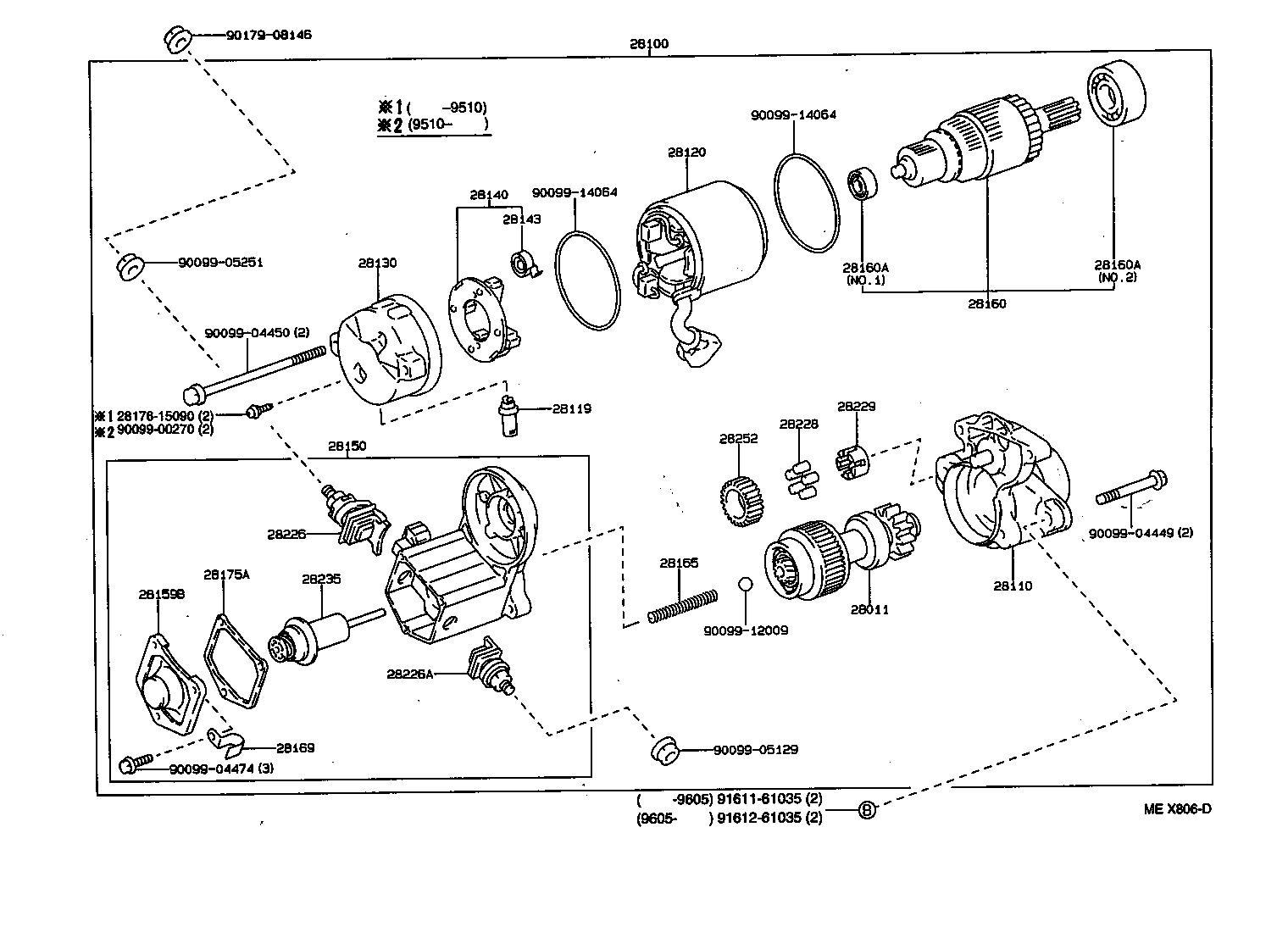 28100-03040 STARTER ASSY product image
