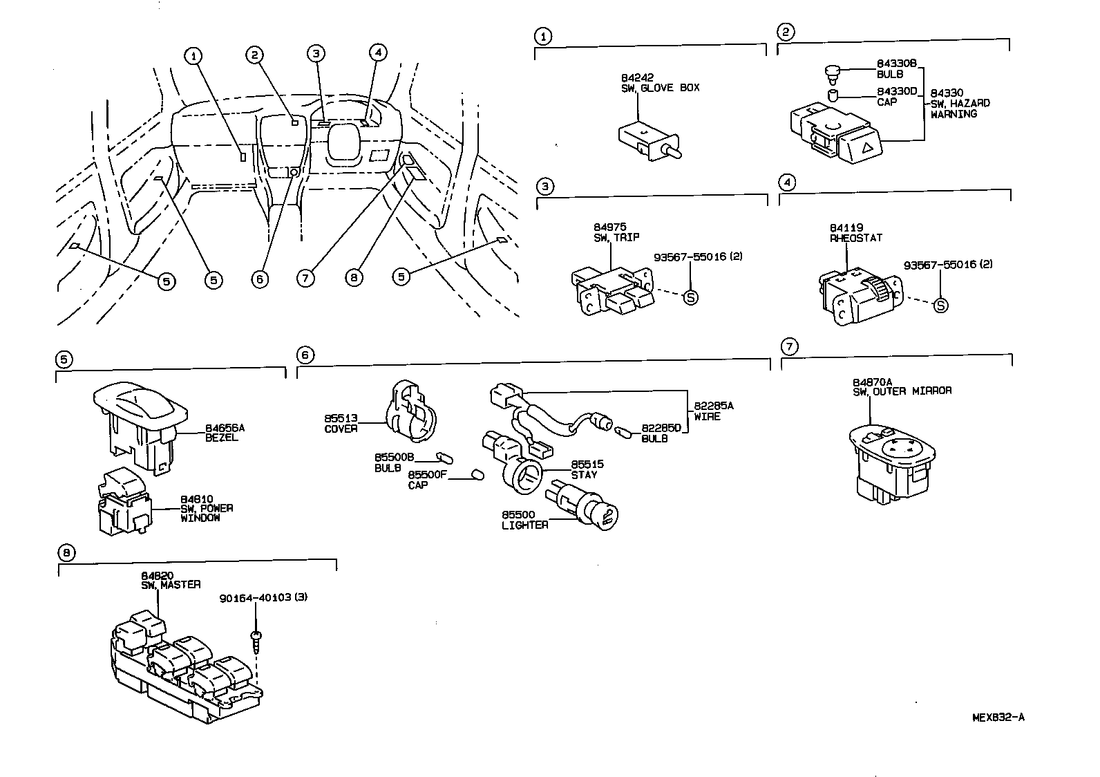 82720-32011 BLOCK ASSY, JUNCTION,  NO.1 product image