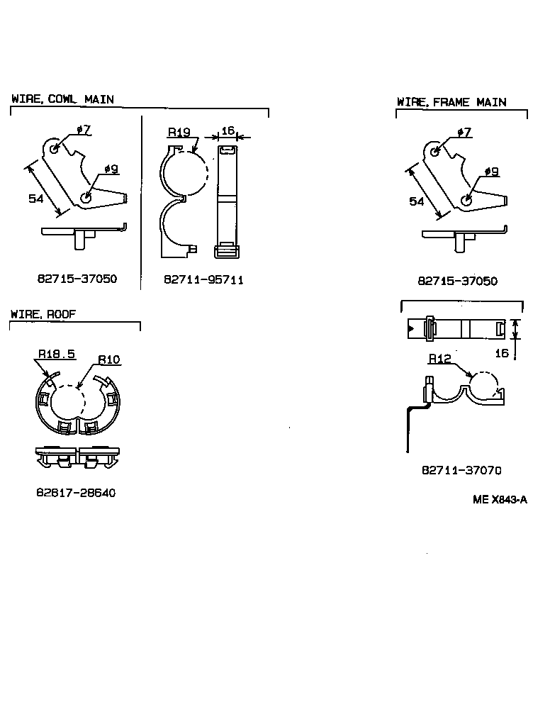 82151-37020 WIRE, FRONT DOOR, RH product image