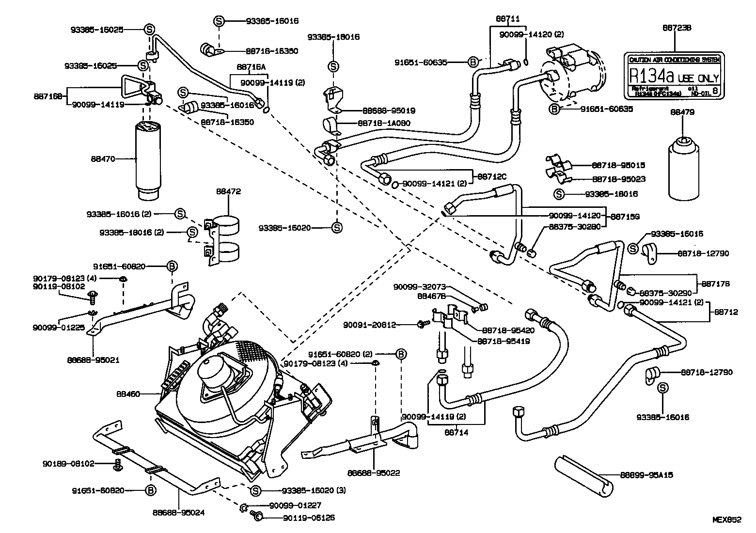 88715-25060 TUBE, DISCHARGE, G product image