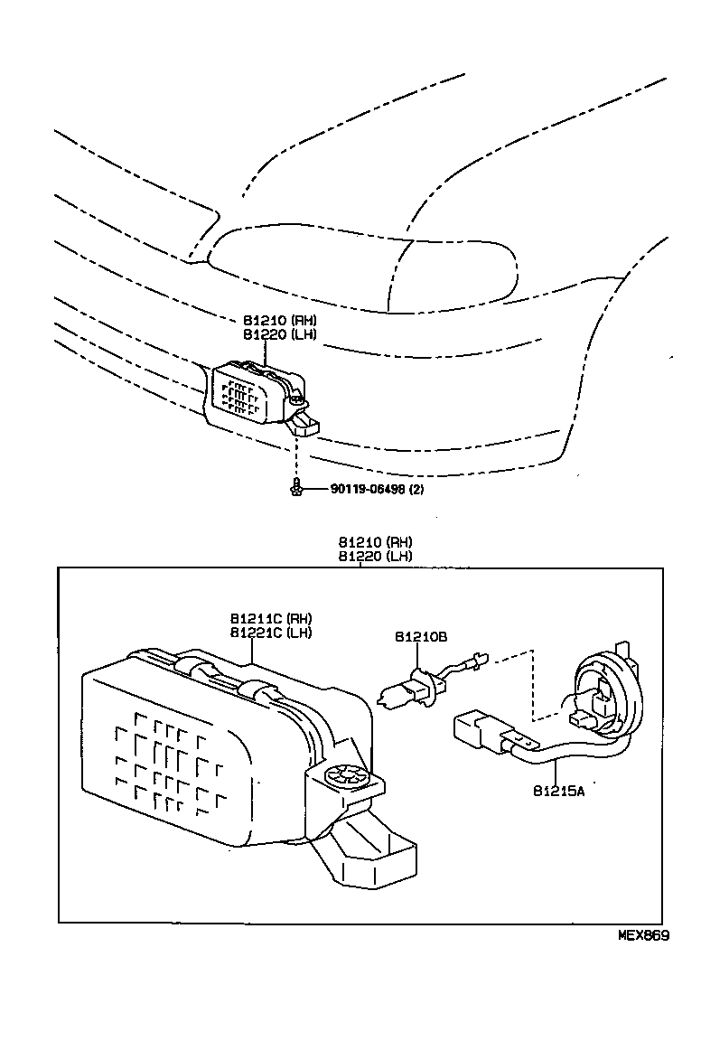 81210-33010 LAMP ASSY, FOG product image