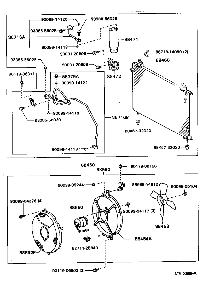 Toyota 88645-34010 SWITCH, PRESSURE NO.1