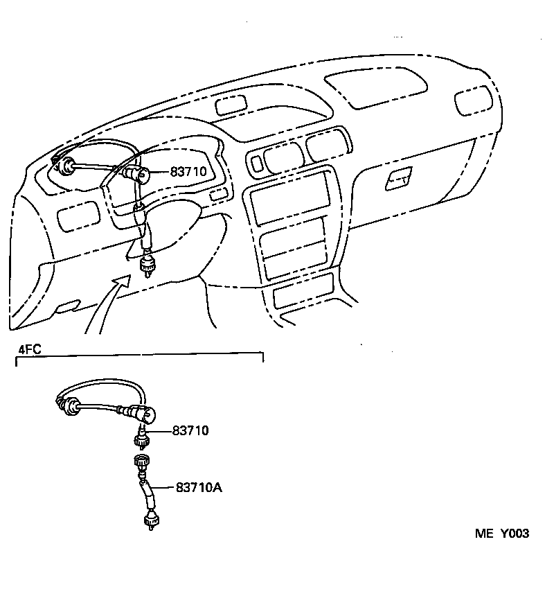 83147-16010 CONNECTOR, COMBINATION METER product image