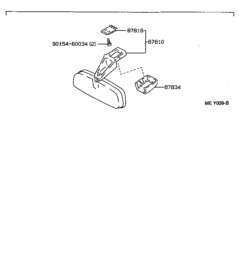 87931-1G080 MIRROR SUB-ASSY, OUTER REAR VIEW, RH product image