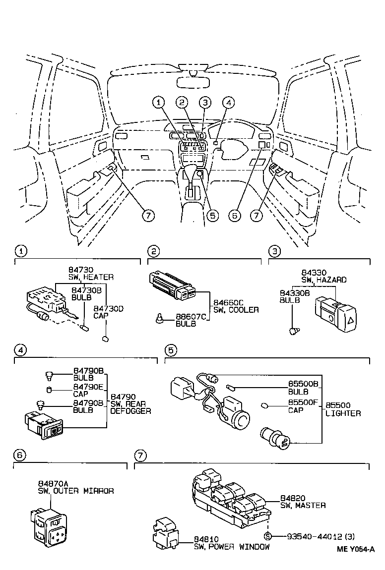 89427-16110 SWITCH, TEMPERATURE DETECT product image