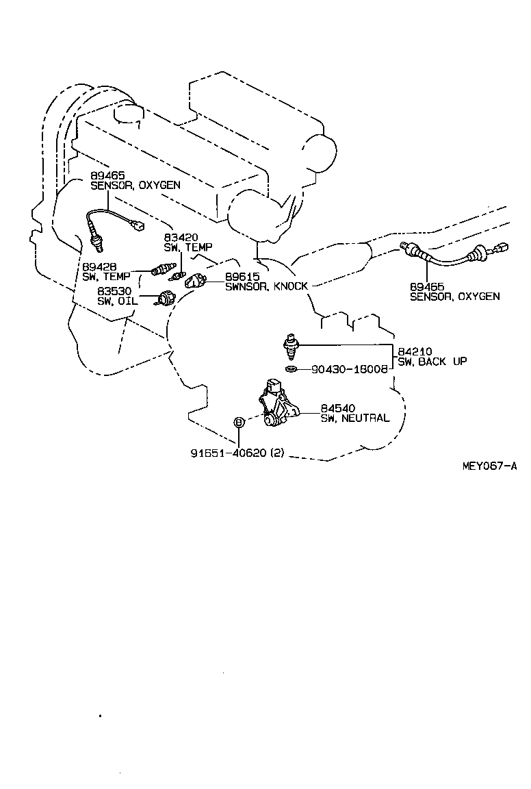 Toyota 85925-17010 RELAY, IGNITION, NO.1