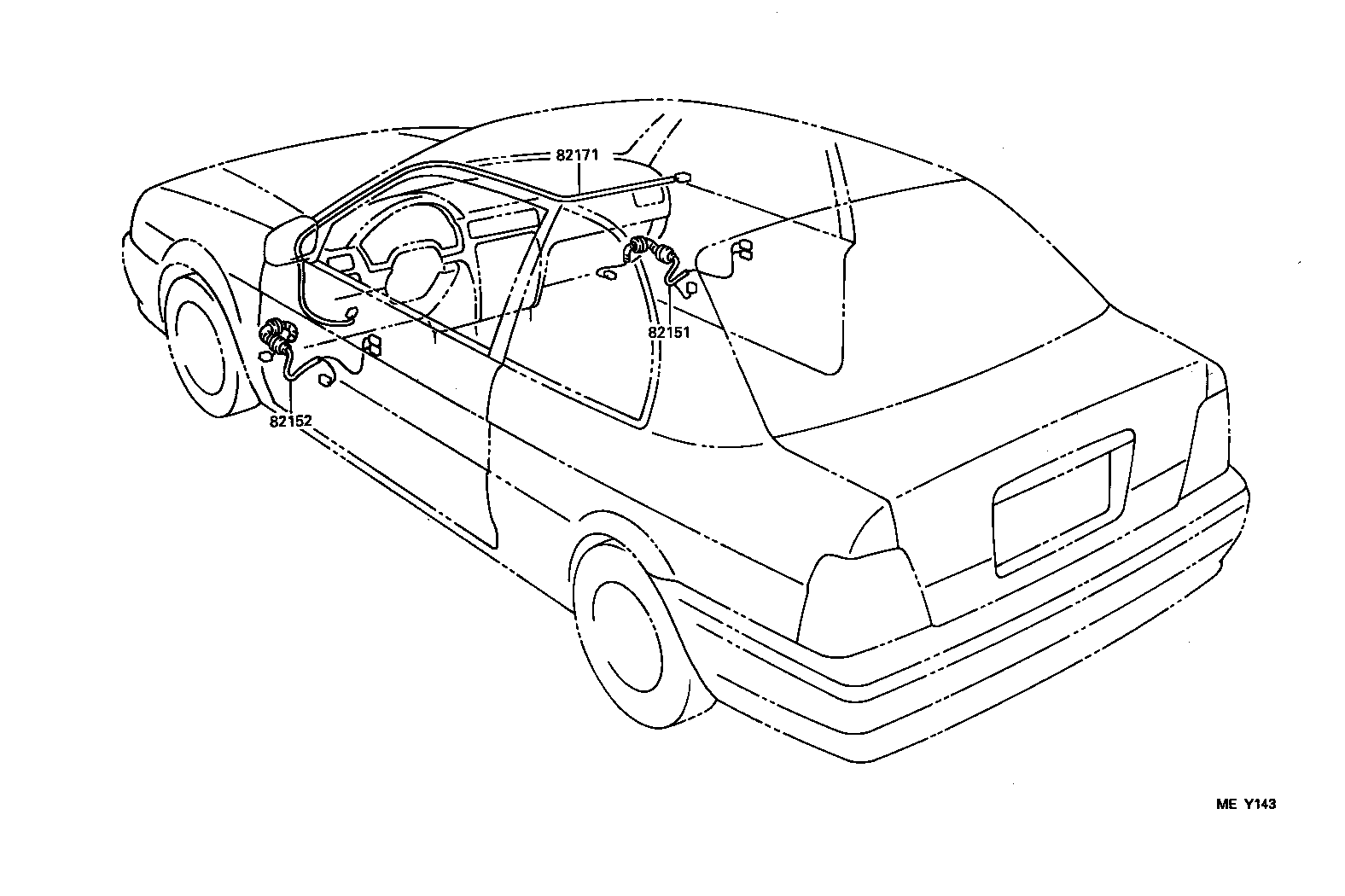 82121-1G253 WIRE, ENGINE product image