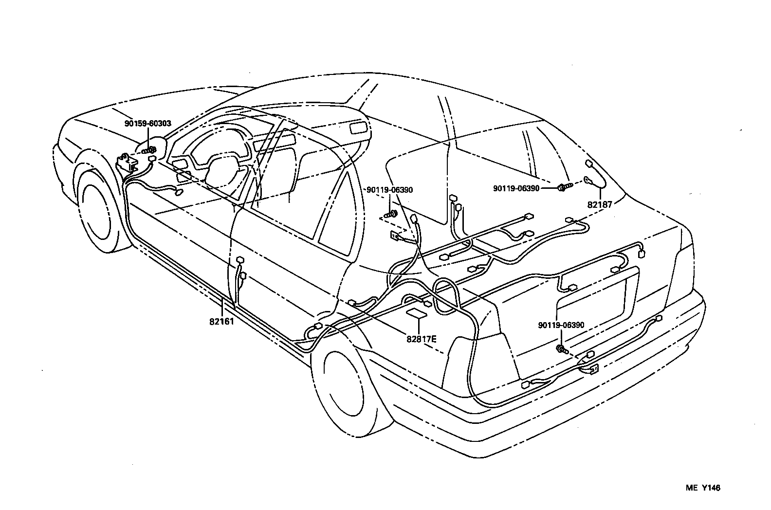 82121-1G253 WIRE, ENGINE product image