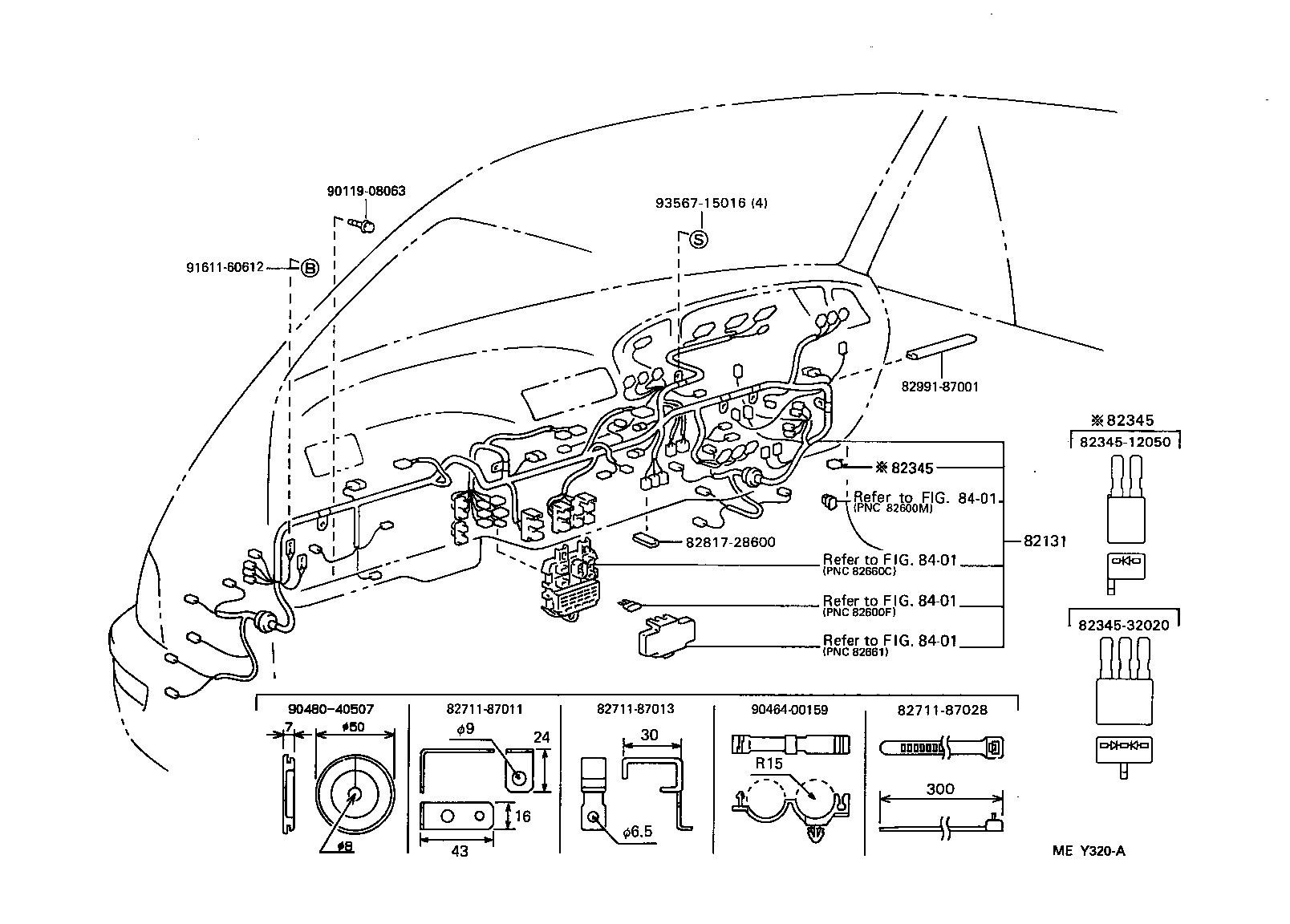 82817-28550 PROTECTOR, WIRING HARNESS, NO.1 product image