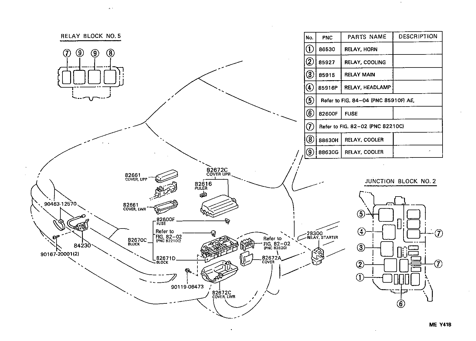 82641-12031 RELAY, INTEGRATION NO.1 product image
