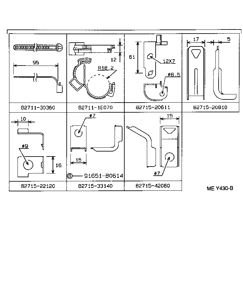 82817-2D040 PROTECTOR, WIRING HARNESS, NO.1 product image