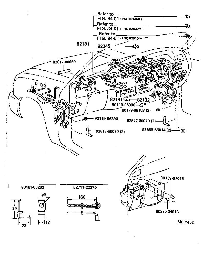 82817-60040 PROTECTOR, WIRING HARNESS, NO.2 product image