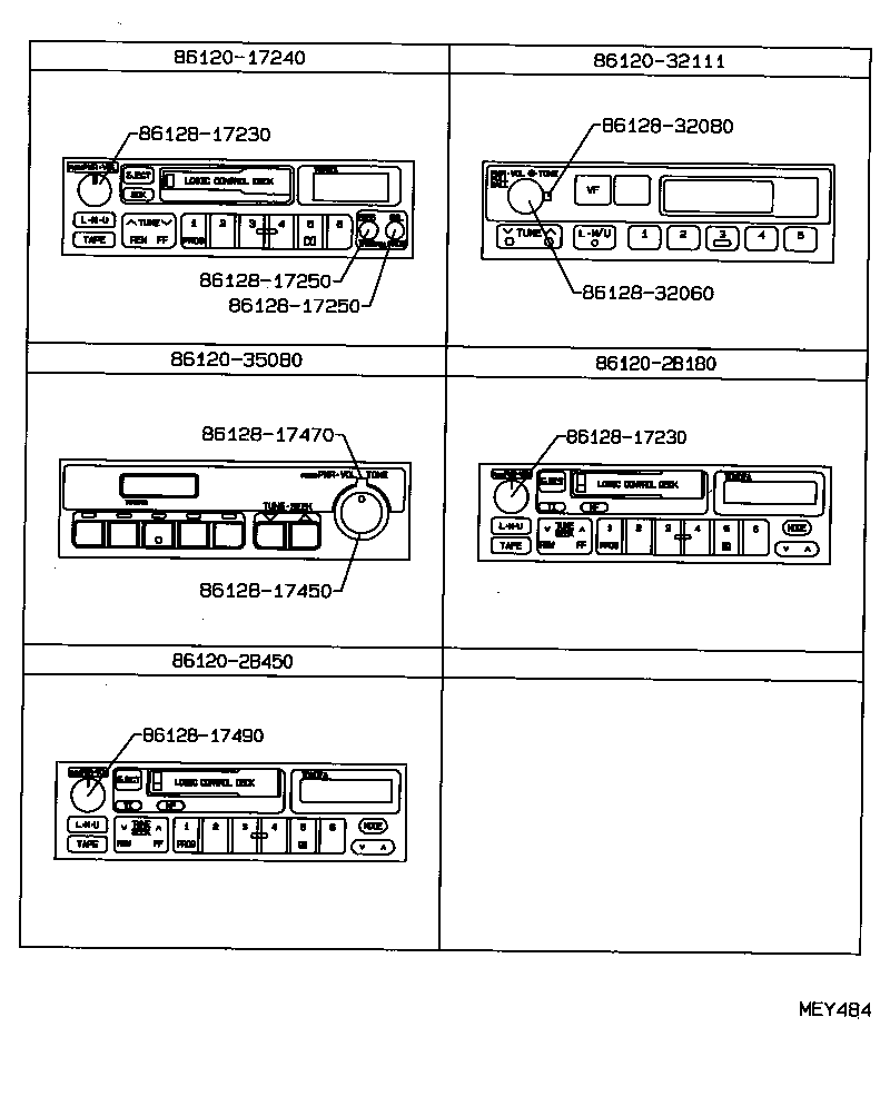 86267-60030 FAN, TAPE PLAYER COOLING product image