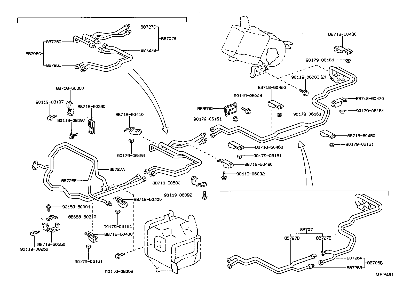 88550-60040 MOTOR ASSY, BLOWER (FOR CONDENSER) product image