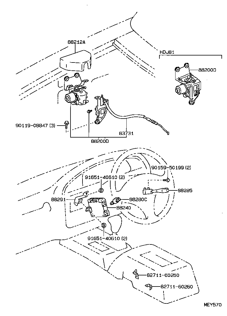 88240-60101 COMPUTER ASSY, CRUISE CONTROL product image