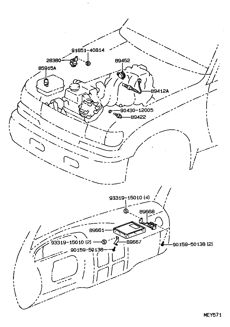 89428-60060 SWITCH, WATER TEMPERATURE (FOR E.F.I) product image