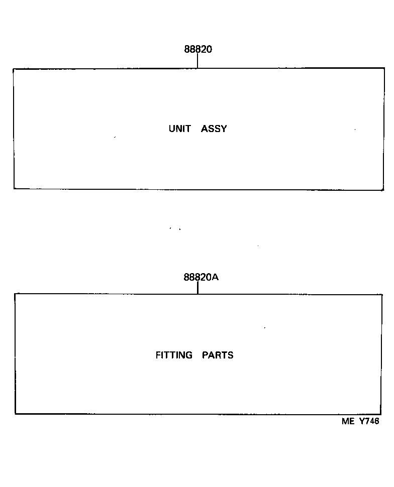 88830-26480 AIR CONDITIONER & ACCESSORY SUB-ASSY, NO.2 product image
