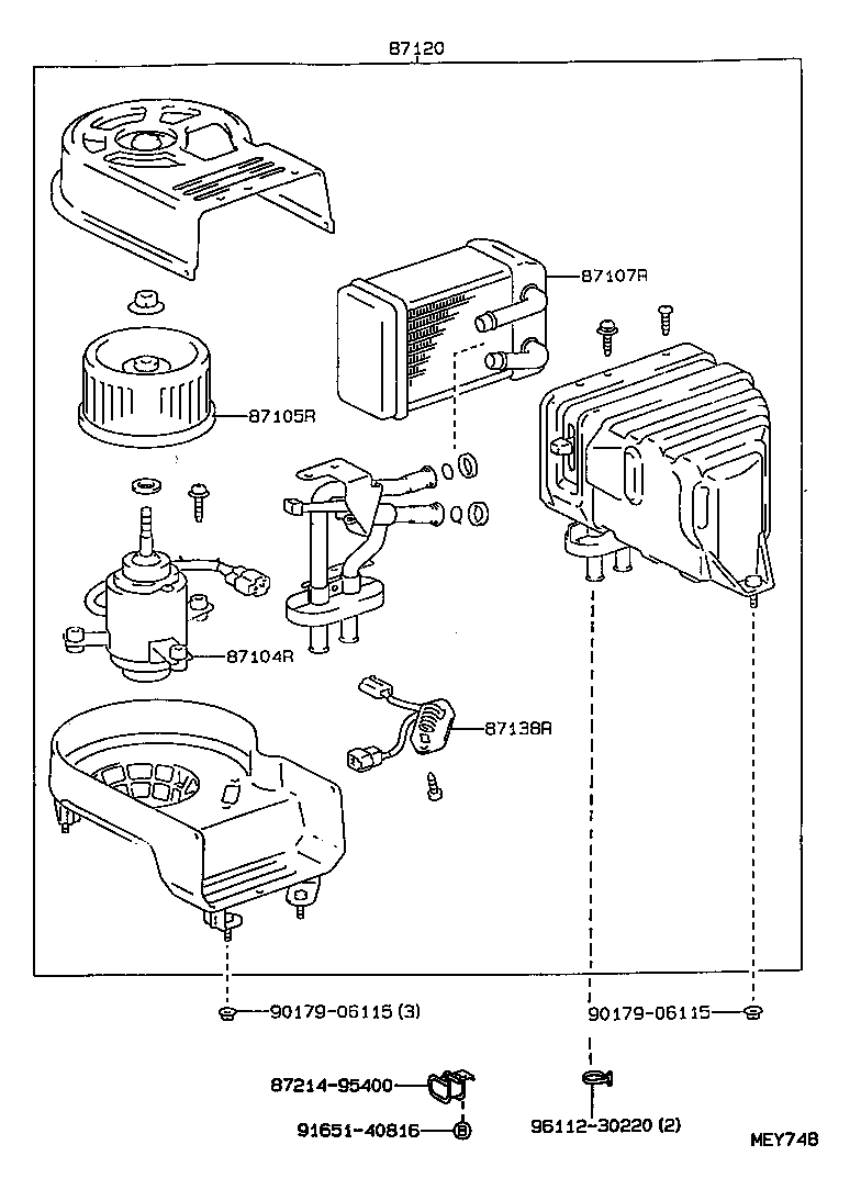 55076-37050 NET SUB-ASSY, AIR DUCT product image