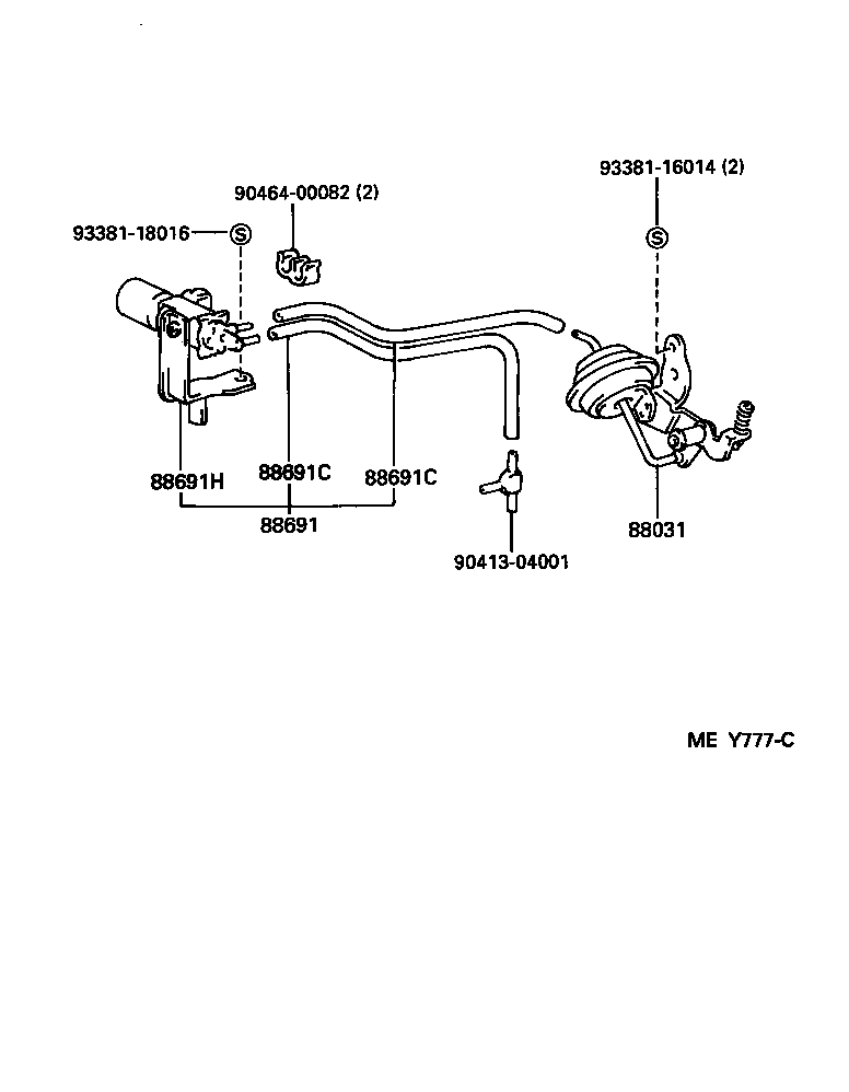 25860-54100 VALVE, MAGNET (FOR IDLE UP DEVICE) product image