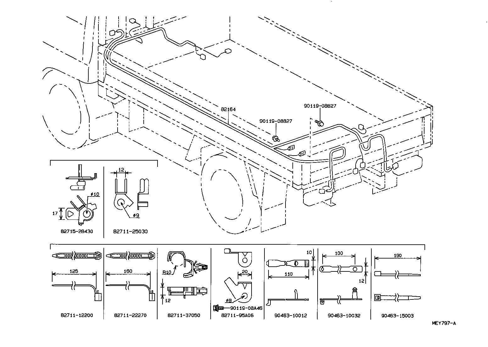 82164-26082 WIRE, FRAME product image