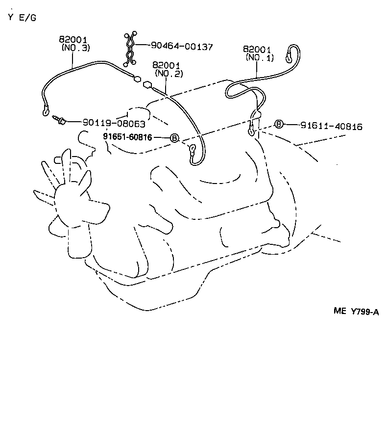 82164-26082 WIRE, FRAME product image